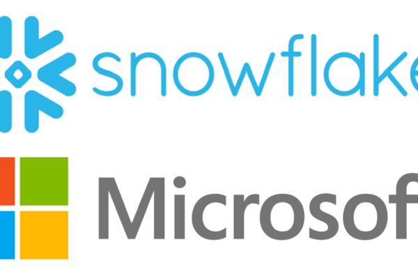 Microsoft and Snowflake Logos