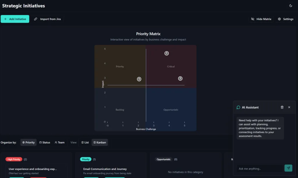 DataTools Strategy and Initiative Planner